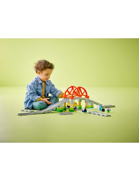 LEGO DUPLO - Train Bridge and Tracks Expansion Set