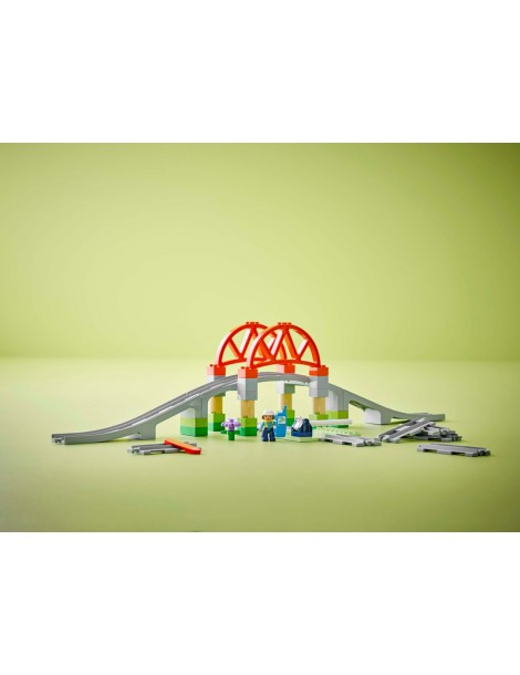 LEGO DUPLO - Train Bridge and Tracks Expansion Set