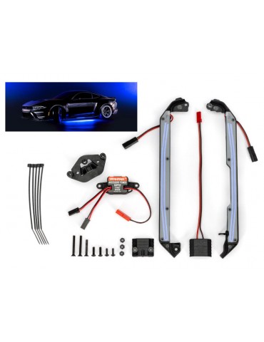 Traxxas LED žibintų rinkinys, mėlynas (tinka 4-Tec 2.0 arba Drift)