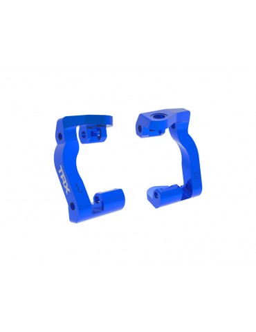 Traxxas Caster blocks (c-hubs), aluminum (blue)