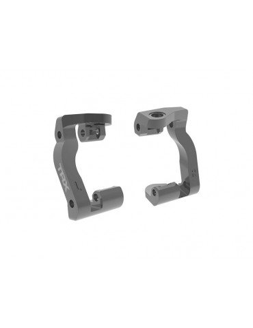Traxxas Caster blocks (c-hubs), aluminum (gray)