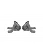 Traxxas Steering blocks, aluminum (gray)