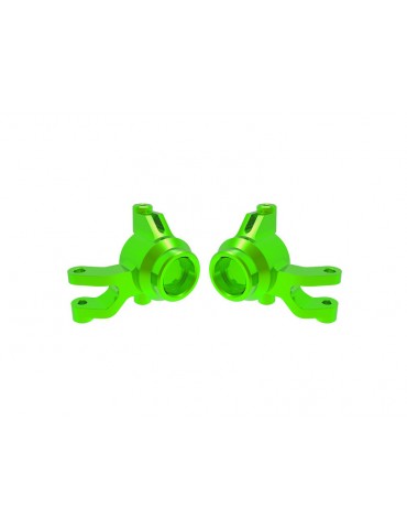 Traxxas Steering blocks, aluminum (green)