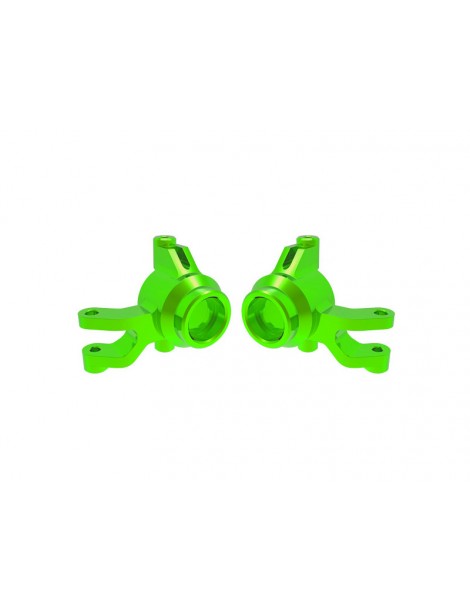 Traxxas Steering blocks, aluminum (green)