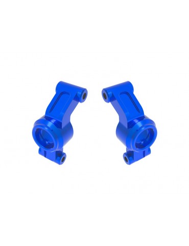 Traxxas Carriers, stub axle, aluminum (blue)