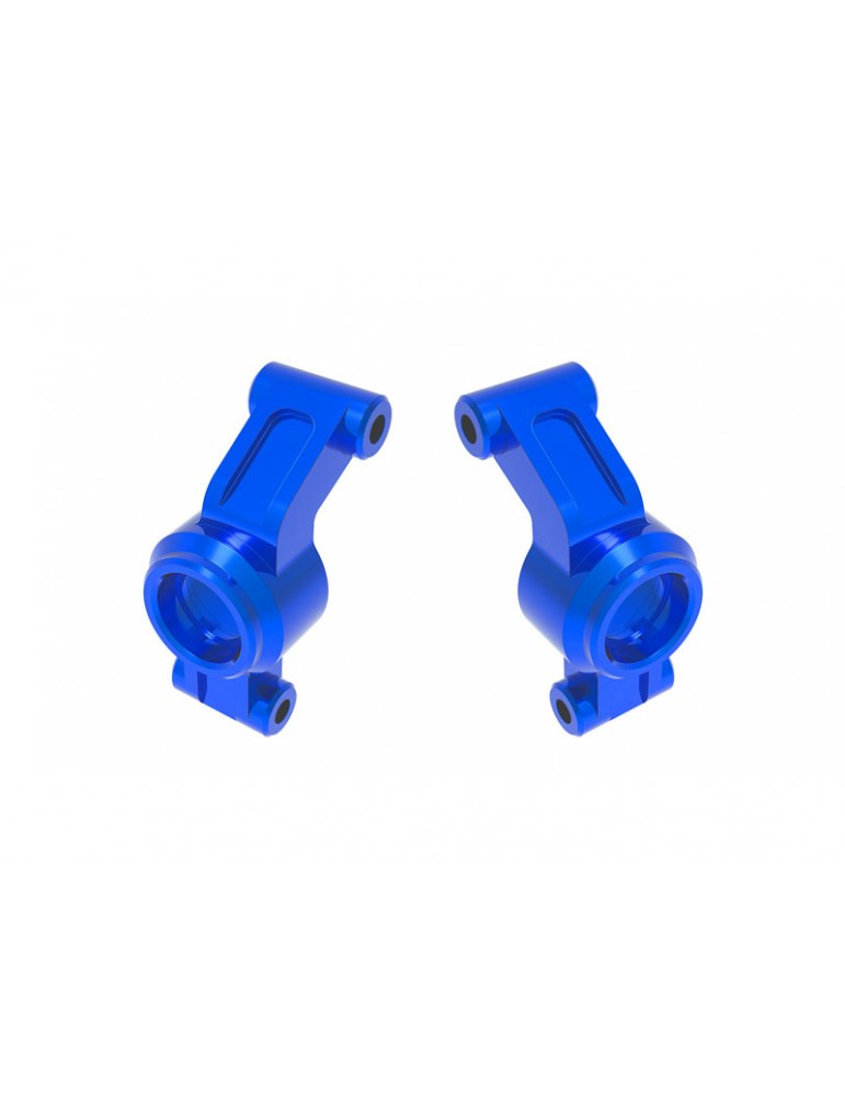Traxxas Carriers, stub axle, aluminum (blue)