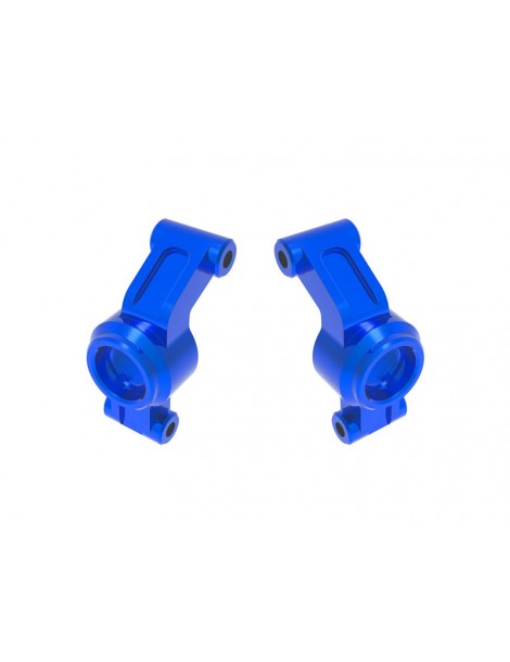 Traxxas Carriers, stub axle, aluminum (blue)