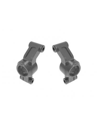 Traxxas Carriers, stub axle, aluminum (gray)