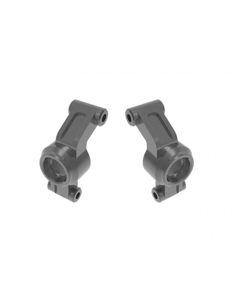 Traxxas Carriers, stub axle, aluminum (gray)
