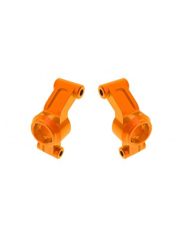 Traxxas Carriers, stub axle, aluminum (orange)
