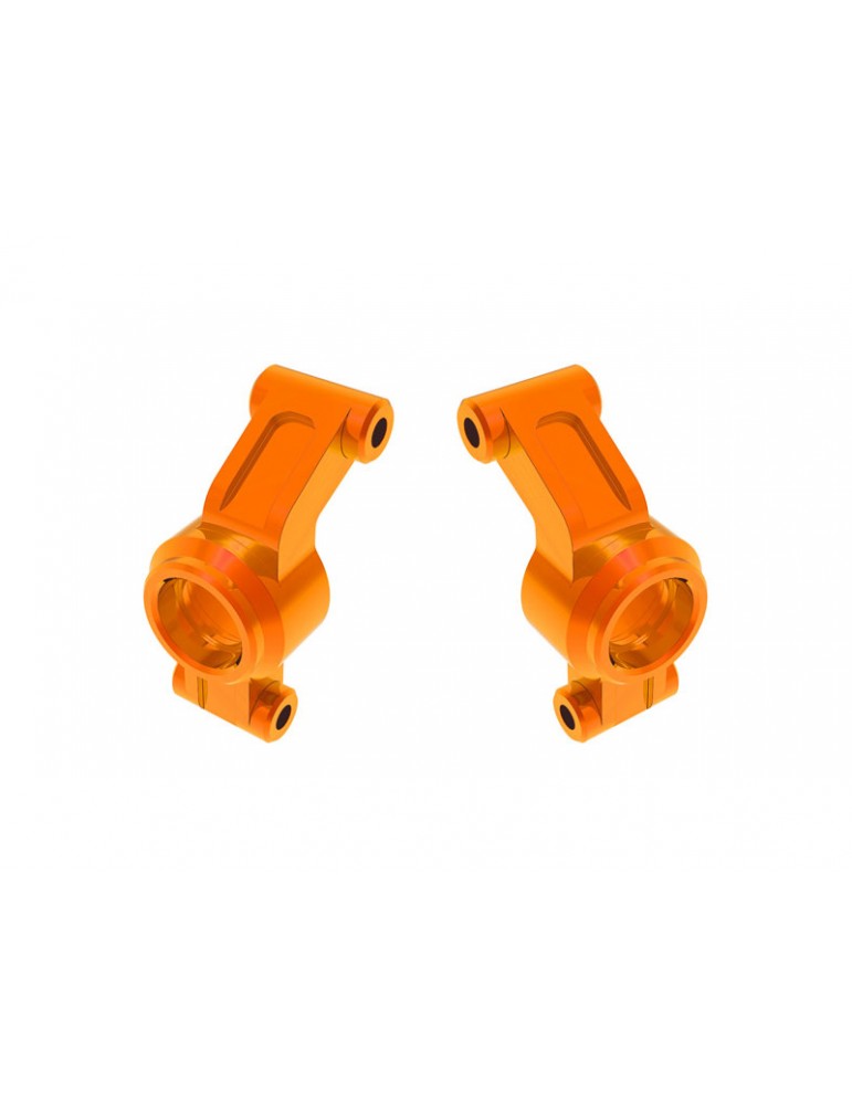 Traxxas Carriers, stub axle, aluminum (orange)