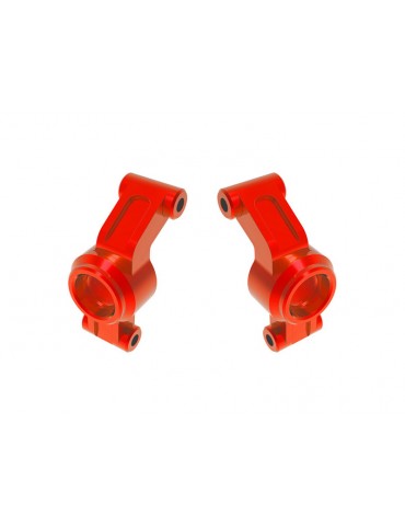 Traxxas Carriers, stub axle, aluminum (red)