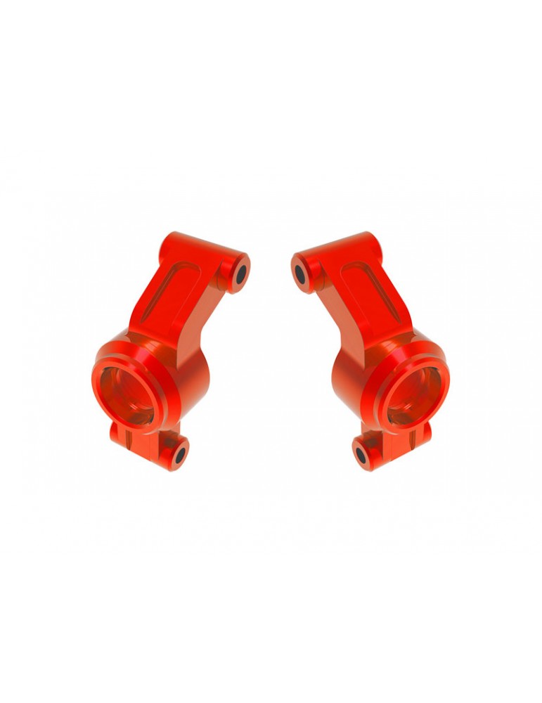 Traxxas Carriers, stub axle, aluminum (red)