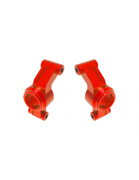 Traxxas Carriers, stub axle, aluminum (red)
