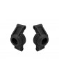 Traxxas Carriers, stub axle (black) (rear)