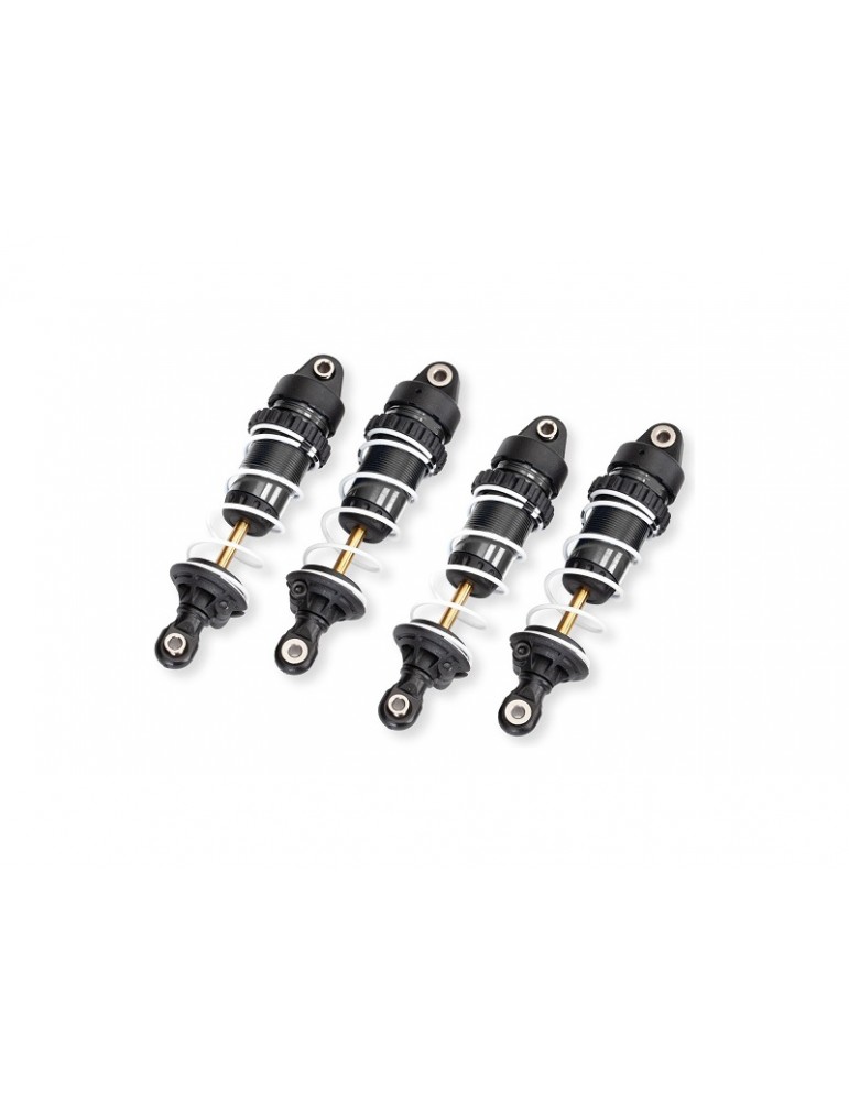 Traxxas Shocks, GTR long, gray (assembled with springs) (4)