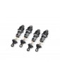 Traxxas Shocks, GTR long, gray (assembled with springs) (4)