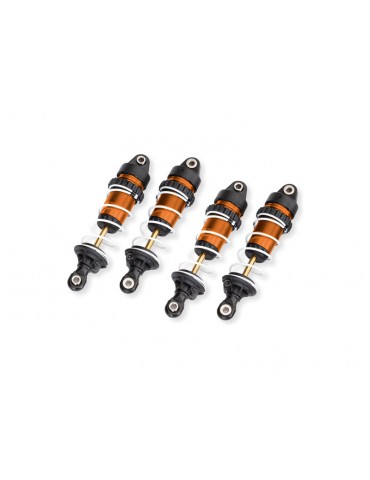 Traxxas Shocks, GTR long, orange (assembled with springs) (4)
