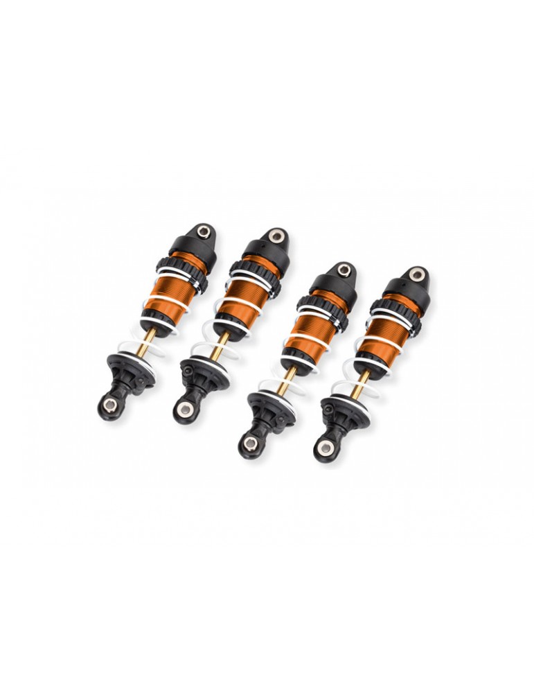 Traxxas Shocks, GTR long, orange (assembled with springs) (4)