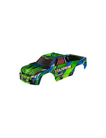 Traxxas Body, Stampede, green (for clipless mounting)