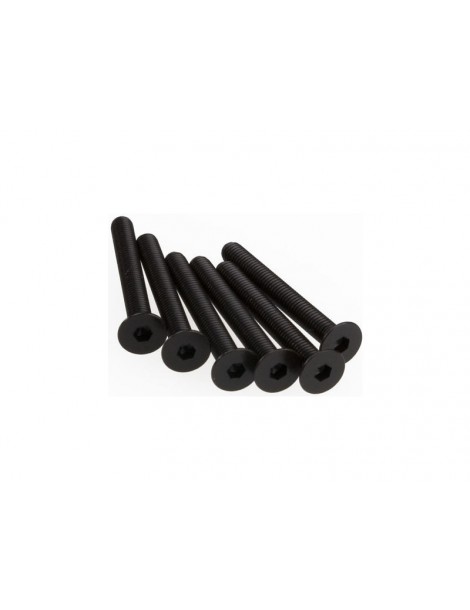 Traxxas Screws, M3x25mm countersunk machine (hex drive) (6)