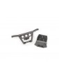 Traxxas Bumper, front/ skidplate, front (black)