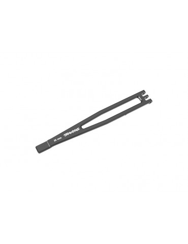 Traxxas Battery hold-down, aluminum (gray-anodized)