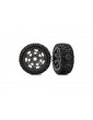 Traxxas Padangos ir ratlankiai, 3.0“ pilki ratlankiai, Sledgehammer padangos (2)