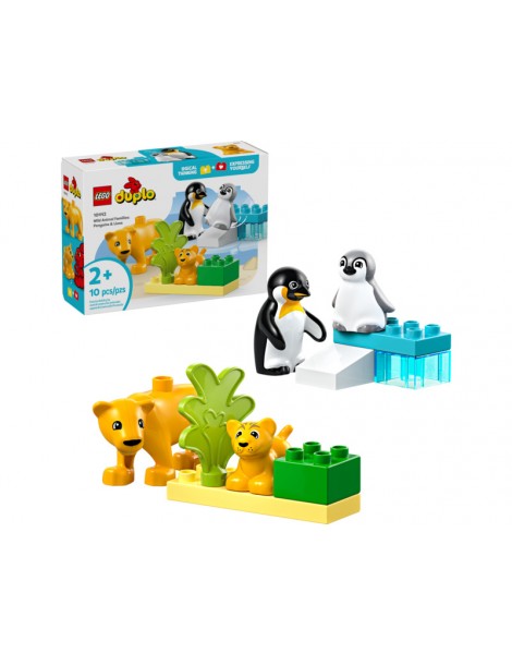 LEGO DUPLO - Wild Animal Families: Penguins & Lions