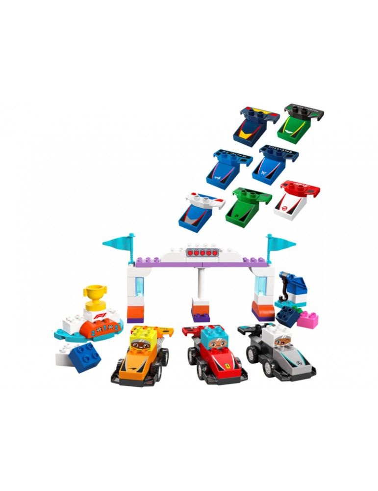 LEGO DUPLO - F1 Team Race Cars & Drivers