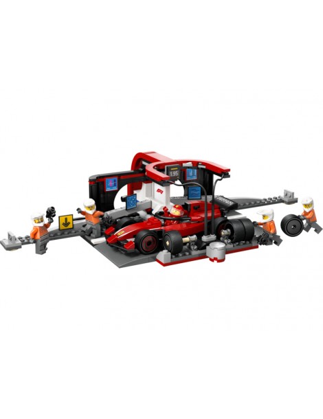 LEGO City - F1 Pit Stop & Pit Crew with Ferrari Car