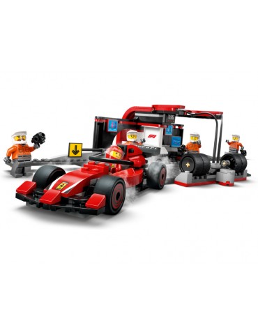 LEGO City - F1 Pit Stop & Pit Crew with Ferrari Car