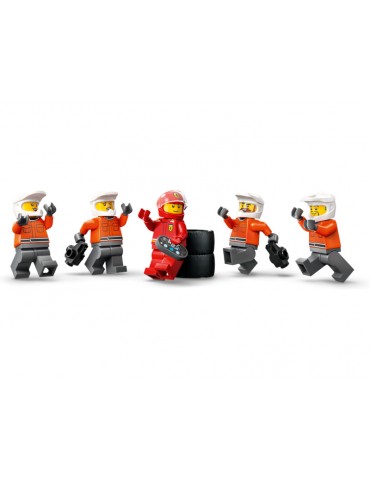 LEGO City - F1 Pit Stop & Pit Crew with Ferrari Car