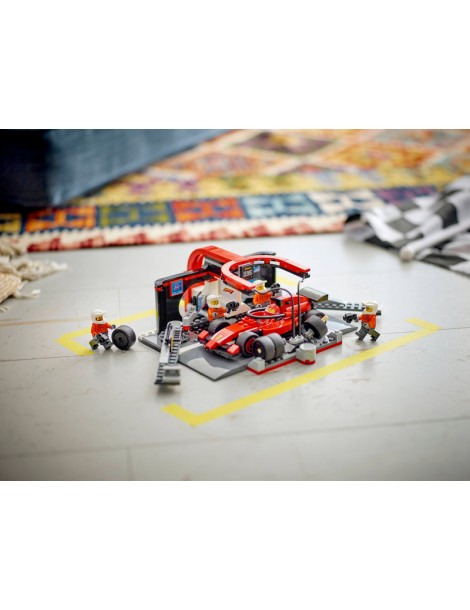 LEGO City - F1 Pit Stop & Pit Crew with Ferrari Car