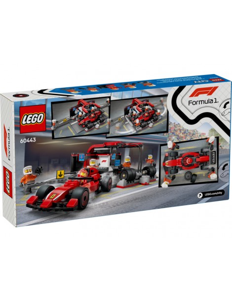 LEGO City - F1 Pit Stop & Pit Crew with Ferrari Car