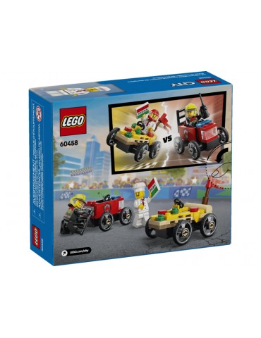 LEGO City - Pizza vs. Fire Truck Race Car Pack