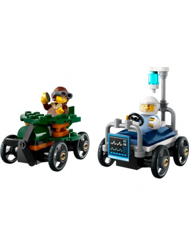 LEGO City - Airplane vs. Hospital Bed Race Car Pack