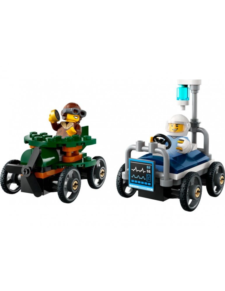 LEGO City - Airplane vs. Hospital Bed Race Car Pack