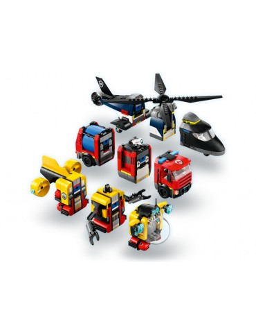 LEGO City - Helicopter, Fire Truck & Submarine Remix
