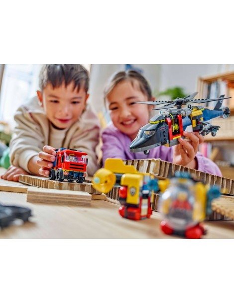 LEGO City - Helicopter, Fire Truck & Submarine Remix