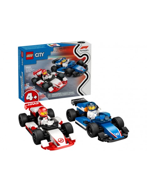LEGO City - F1 Williams Racing & Haas F1 Race Cars