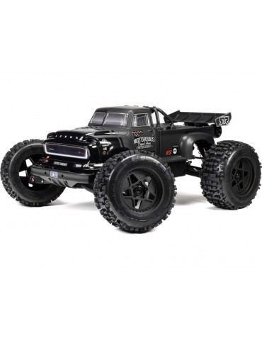 Arrma 1/8 NOTORIOUS 6S V6 4X4 BLX Brushless Stunt Truck RTR, Black