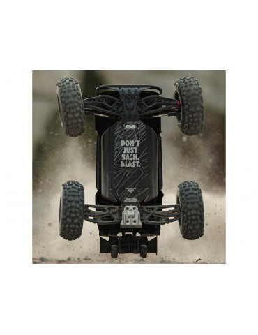Arrma 1/8 NOTORIOUS 6S V6 4X4 BLX Brushless Stunt Truck RTR, Black
