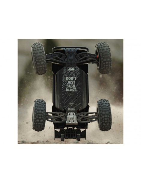 Arrma 1/8 NOTORIOUS 6S V6 4X4 BLX Brushless Stunt Truck RTR, Black