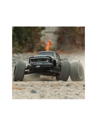 Arrma 1/8 NOTORIOUS 6S V6 4X4 BLX Brushless Stunt Truck RTR, Black
