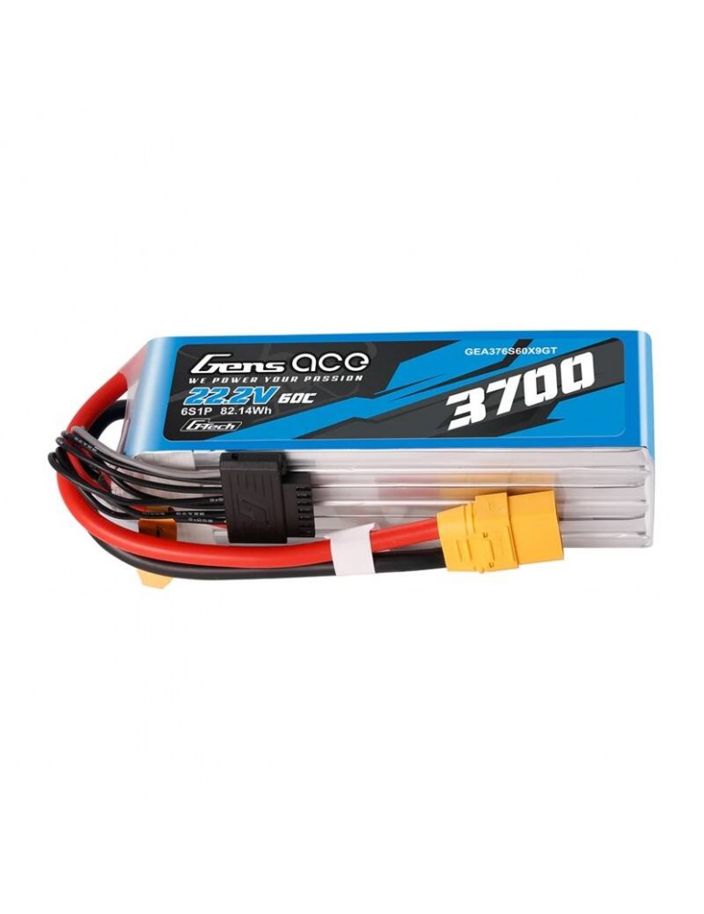 Akumuliatorius Lipo Gens Ace G-Tech 3700mAh 22.2V 60C 6S1P XT90