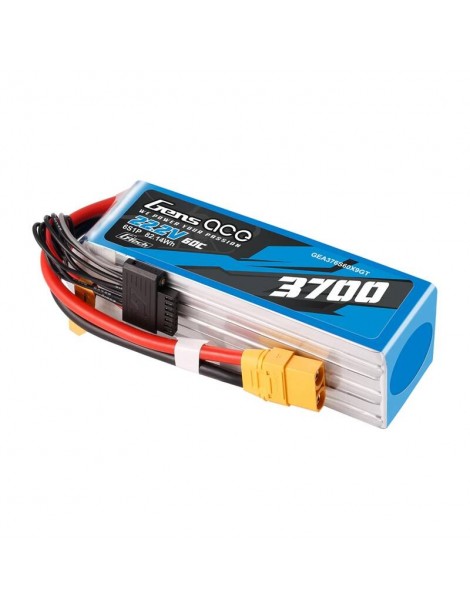 Akumuliatorius Lipo Gens Ace G-Tech 3700mAh 22.2V 60C 6S1P XT90