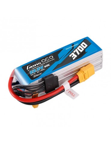 Akumuliatorius Lipo Gens Ace G-Tech 3700mAh 22.2V 60C 6S1P XT90