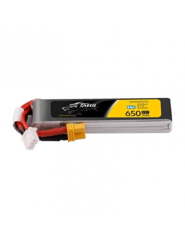Akumuliatorius Lipo Tattu 2s 650mAh 95C 7.6V HV z XT30 Long-Pack