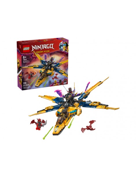 LEGO Ninjago - Raso ir Arino audros superlėktuvas